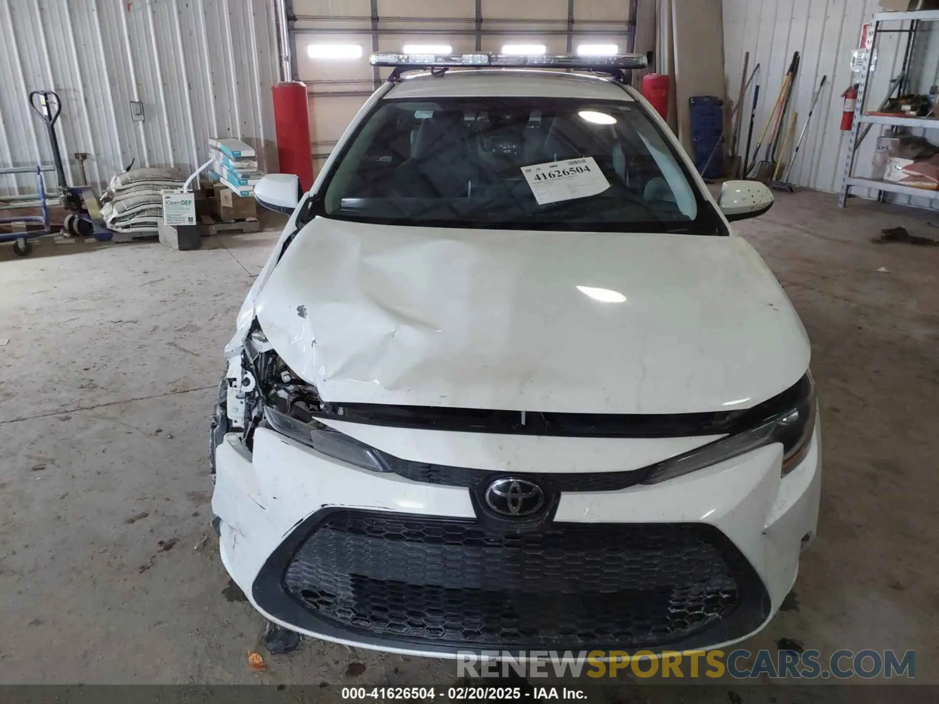 12 fotografías del automóvil dañado 5YFEPRAE0LP029671 TOYOTA COROLLA 2020