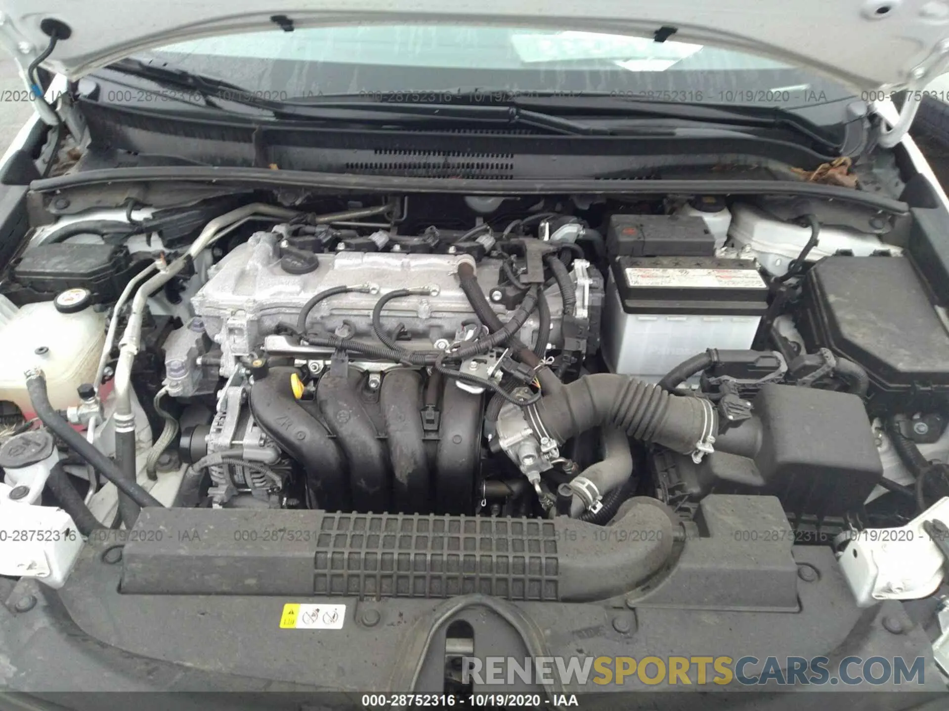10 fotografías del automóvil dañado 5YFEPRAE0LP030965 TOYOTA COROLLA 2020