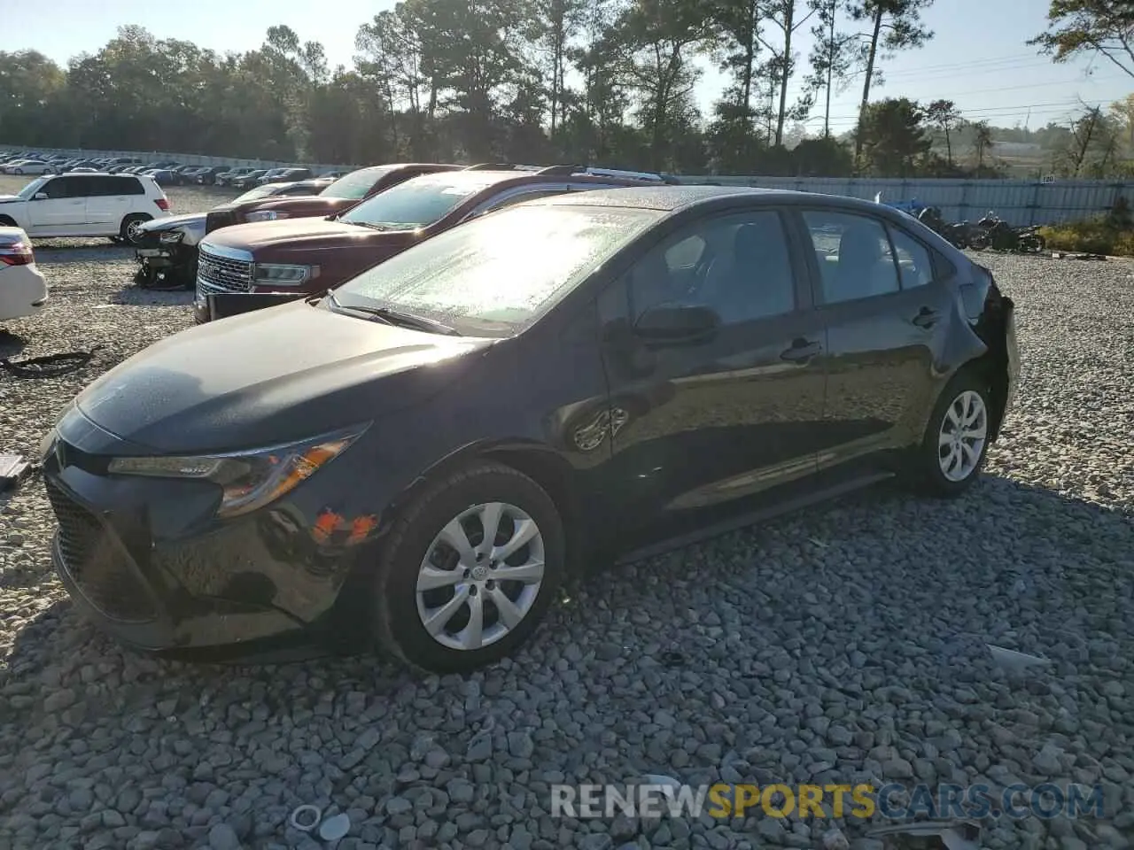 1 fotografías del automóvil dañado 5YFEPRAE0LP034787 TOYOTA COROLLA 2020