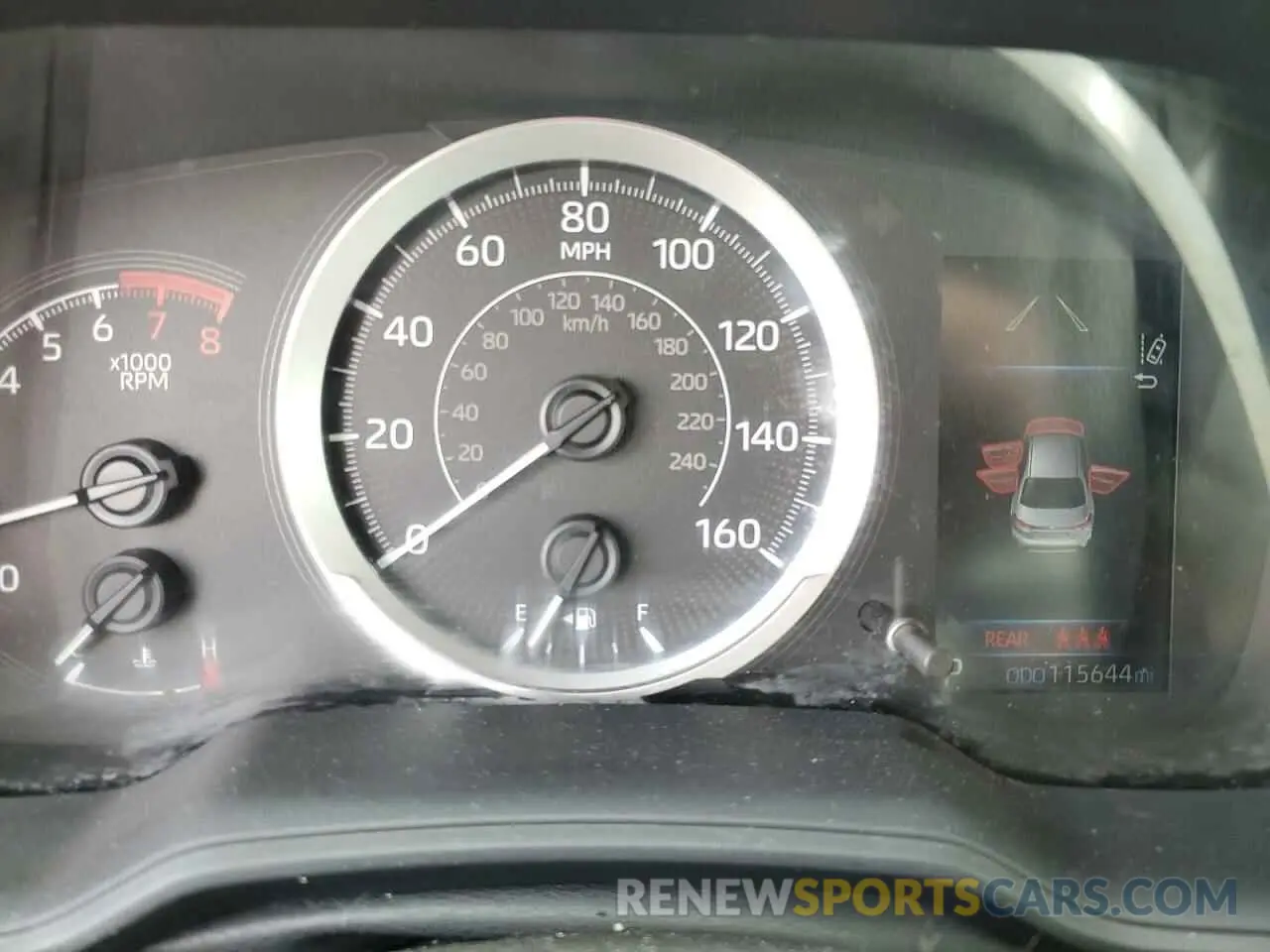 9 fotografías del automóvil dañado 5YFEPRAE0LP037852 TOYOTA COROLLA 2020