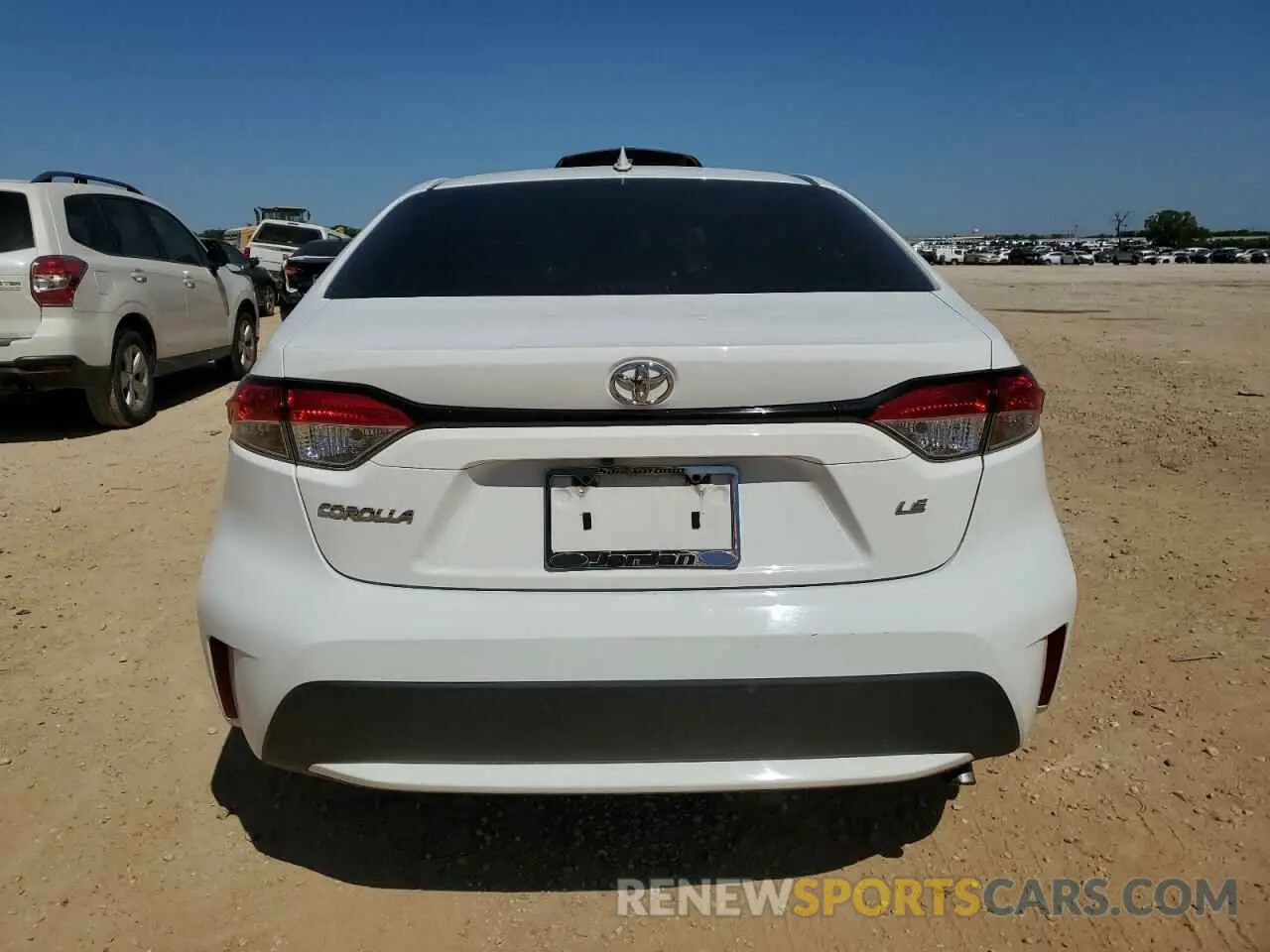 6 fotografías del automóvil dañado 5YFEPRAE0LP043604 TOYOTA COROLLA 2020