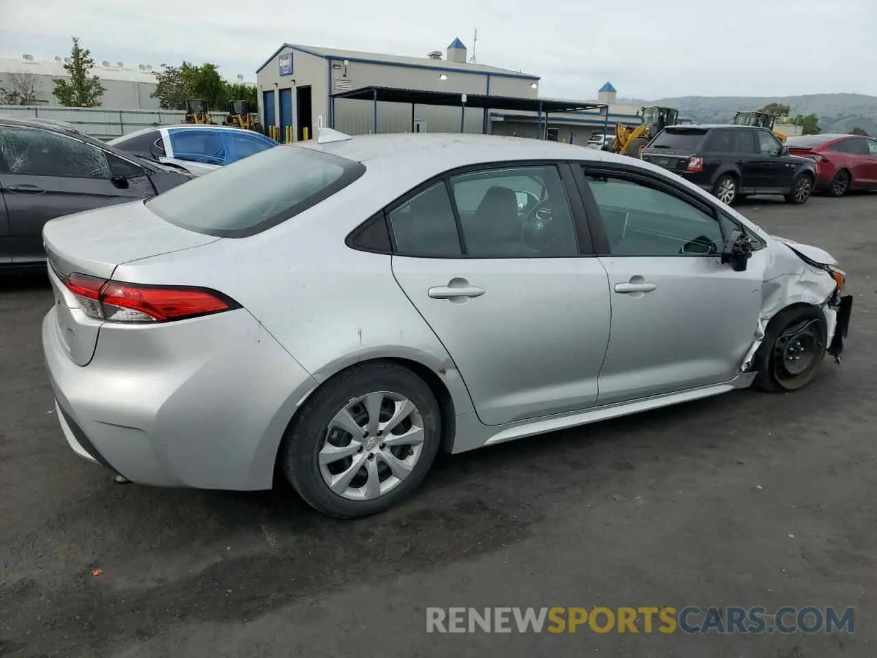 3 fotografías del automóvil dañado 5YFEPRAE0LP045479 TOYOTA COROLLA 2020