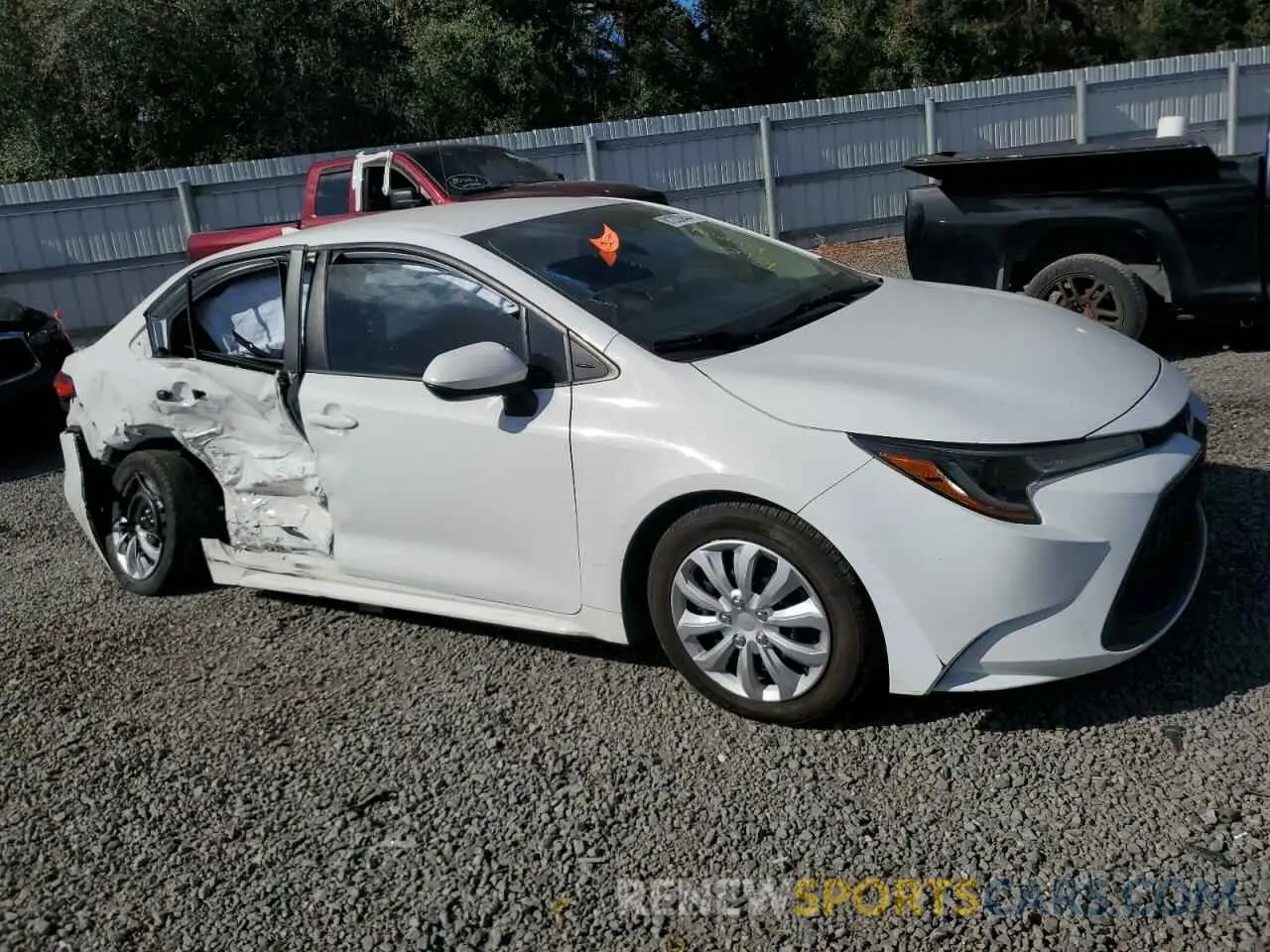 4 fotografías del automóvil dañado 5YFEPRAE0LP046163 TOYOTA COROLLA 2020