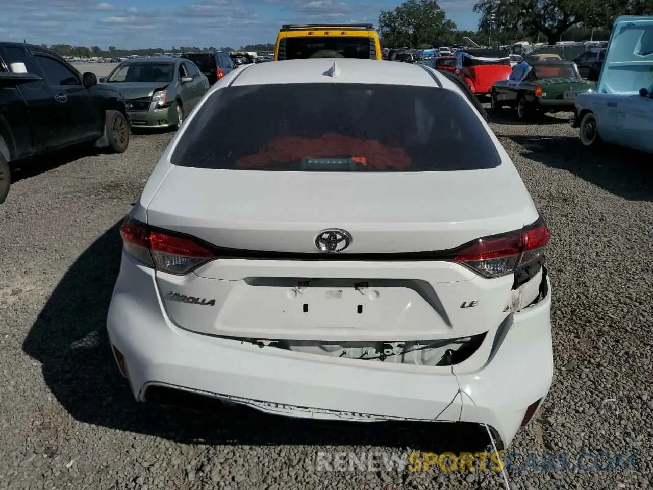 6 fotografías del automóvil dañado 5YFEPRAE0LP046163 TOYOTA COROLLA 2020