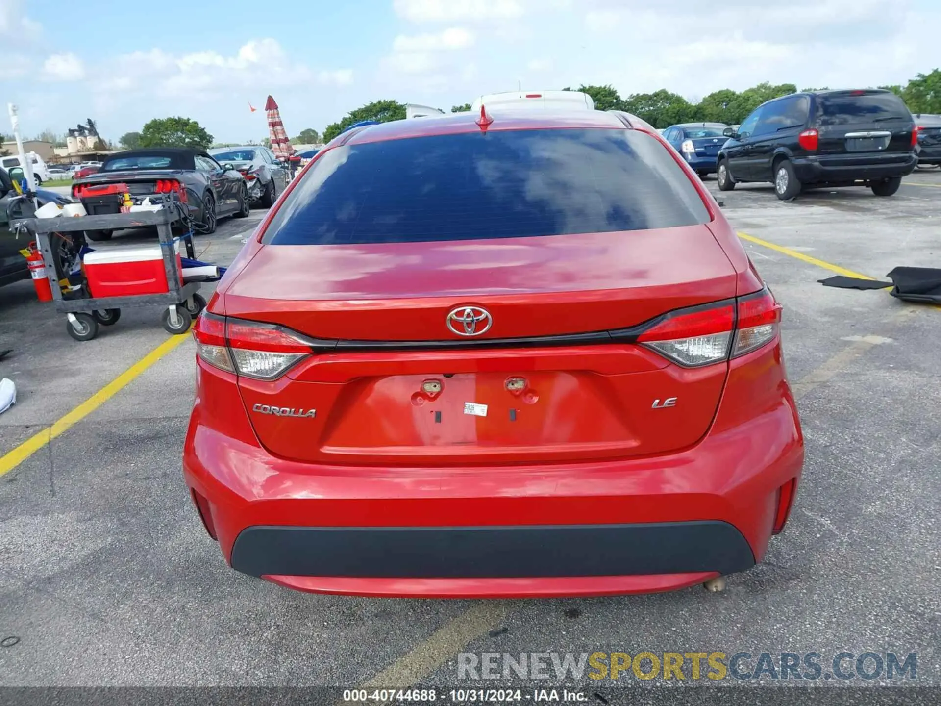 16 fotografías del automóvil dañado 5YFEPRAE0LP053839 TOYOTA COROLLA 2020