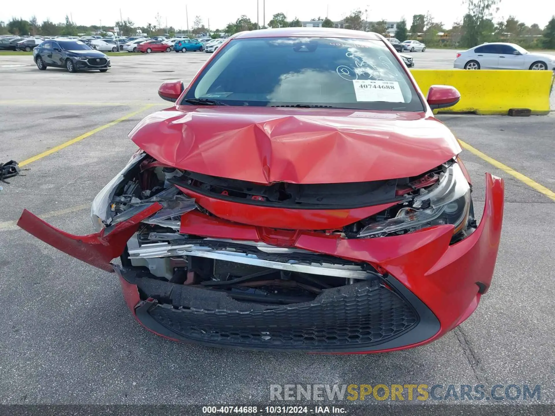6 fotografías del automóvil dañado 5YFEPRAE0LP053839 TOYOTA COROLLA 2020