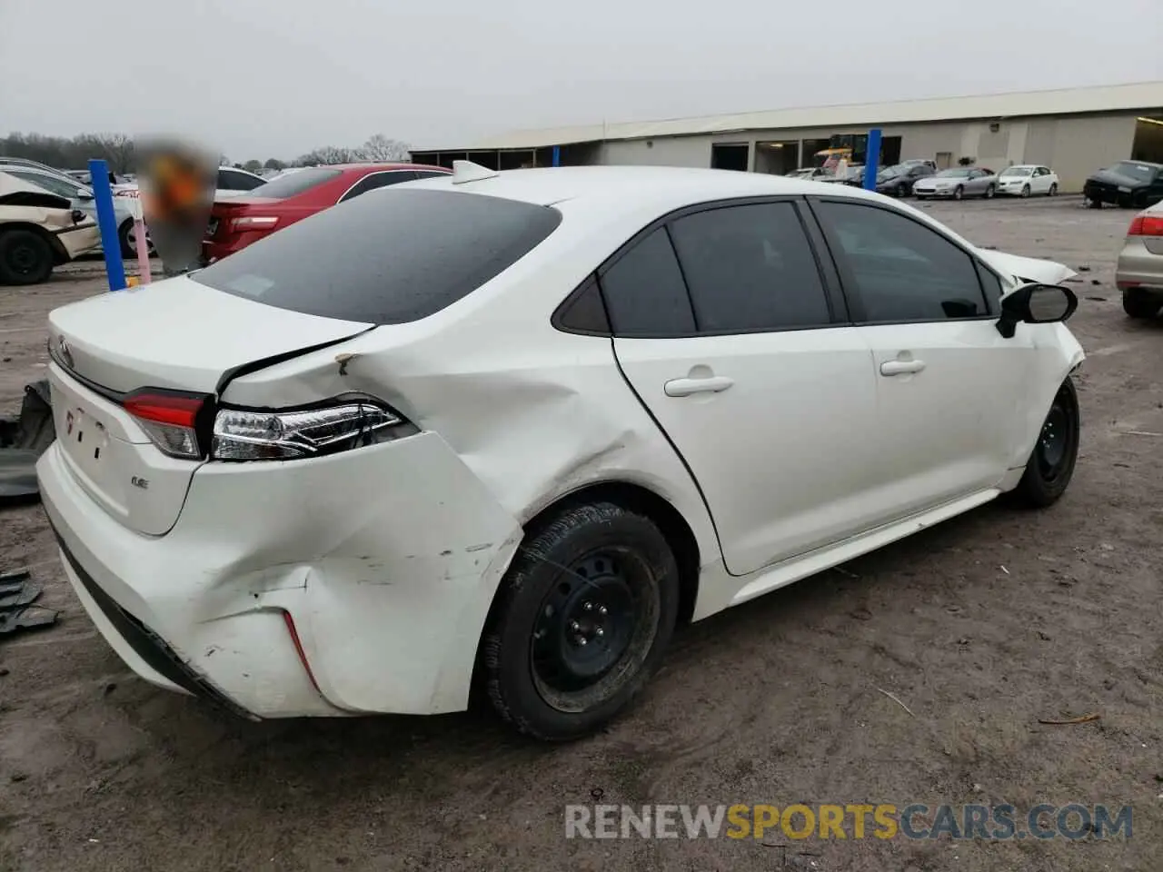 3 fotografías del automóvil dañado 5YFEPRAE0LP059091 TOYOTA COROLLA 2020