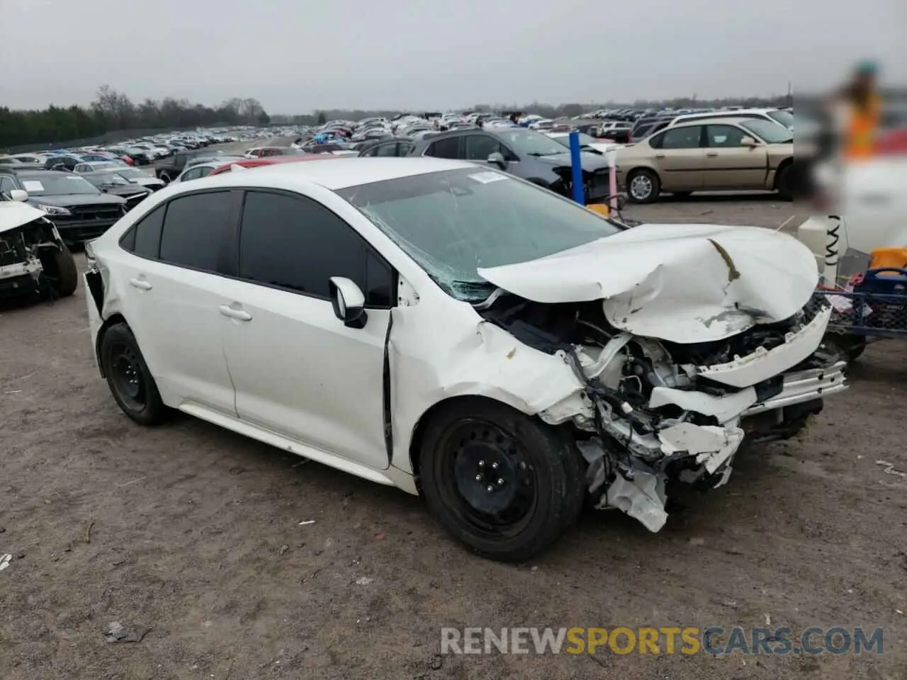 4 fotografías del automóvil dañado 5YFEPRAE0LP059091 TOYOTA COROLLA 2020