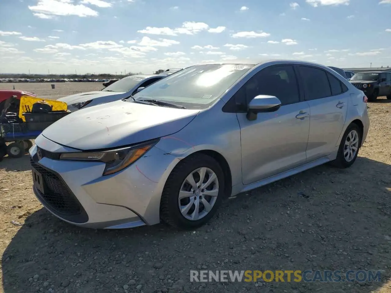 1 fotografías del automóvil dañado 5YFEPRAE0LP062198 TOYOTA COROLLA 2020