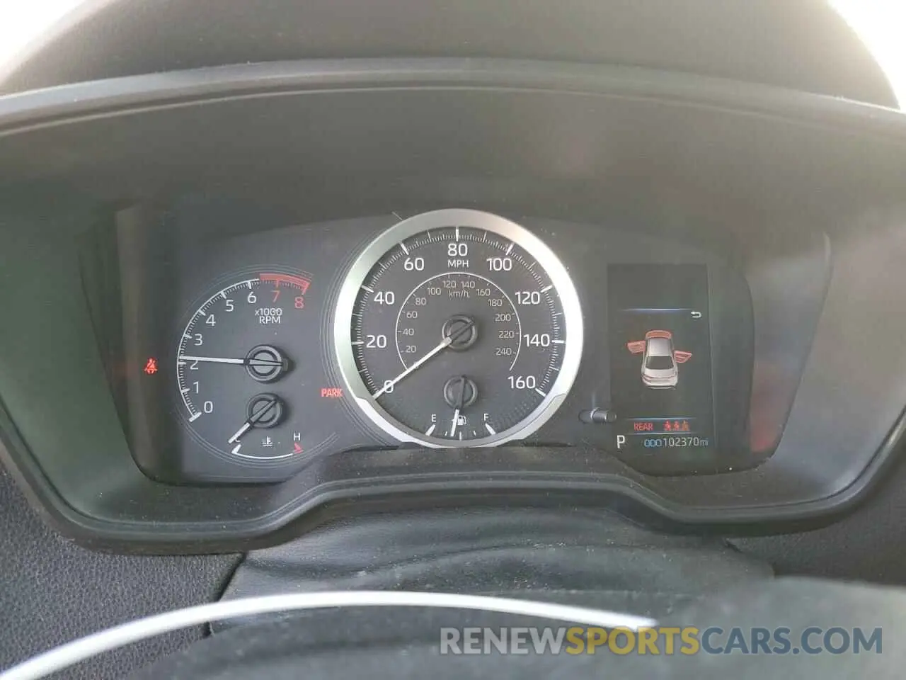 9 fotografías del automóvil dañado 5YFEPRAE0LP062198 TOYOTA COROLLA 2020