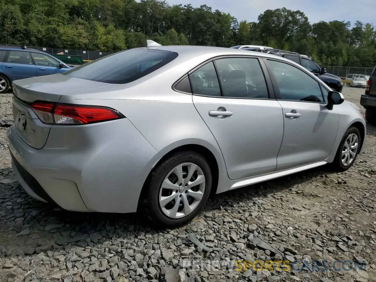 3 fotografías del automóvil dañado 5YFEPRAE0LP064923 TOYOTA COROLLA 2020