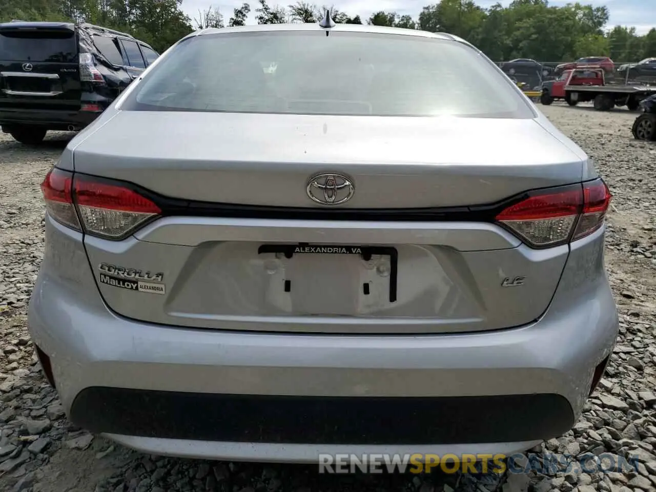 6 fotografías del automóvil dañado 5YFEPRAE0LP064923 TOYOTA COROLLA 2020