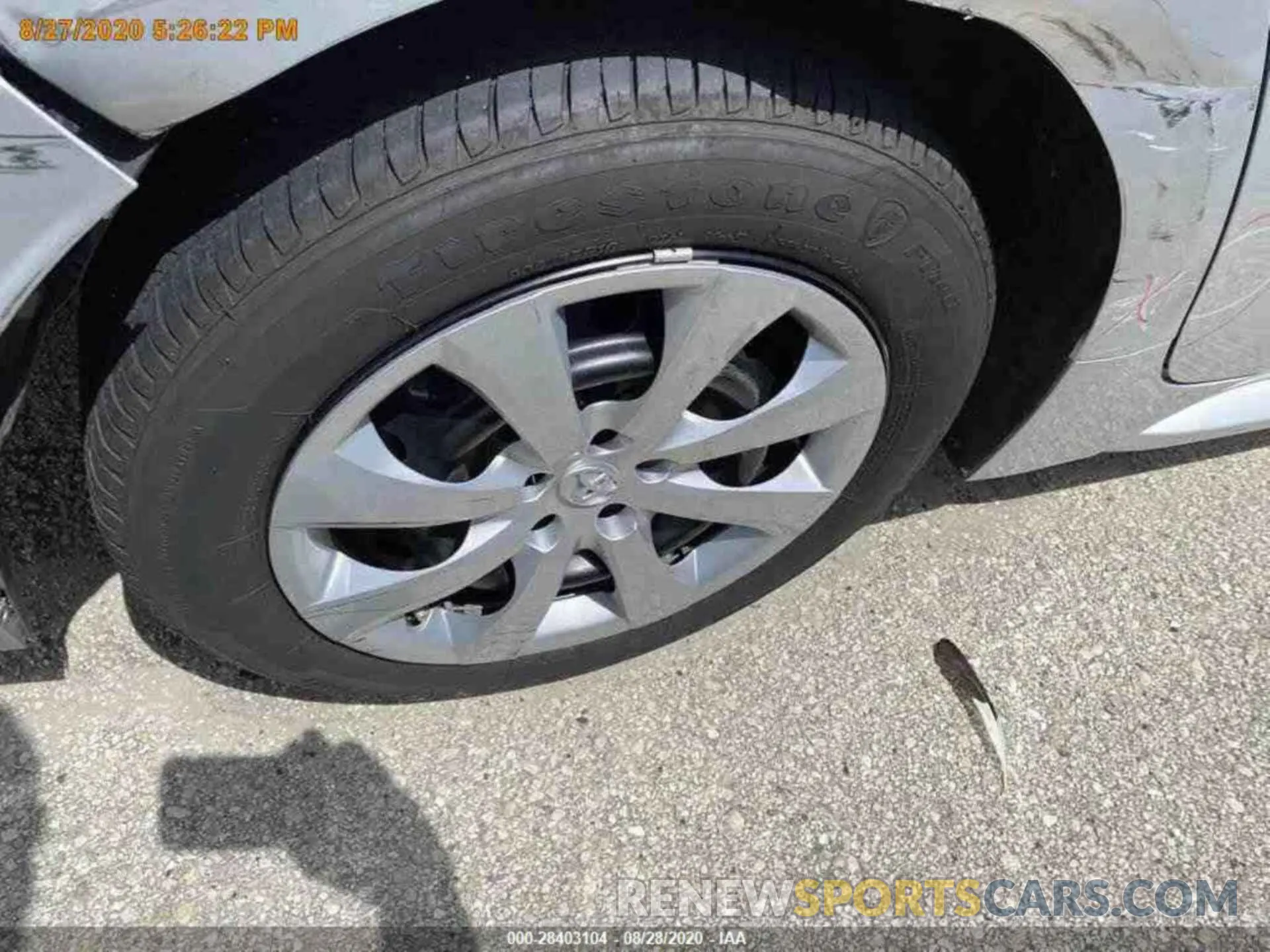 13 fotografías del automóvil dañado 5YFEPRAE0LP077476 TOYOTA COROLLA 2020