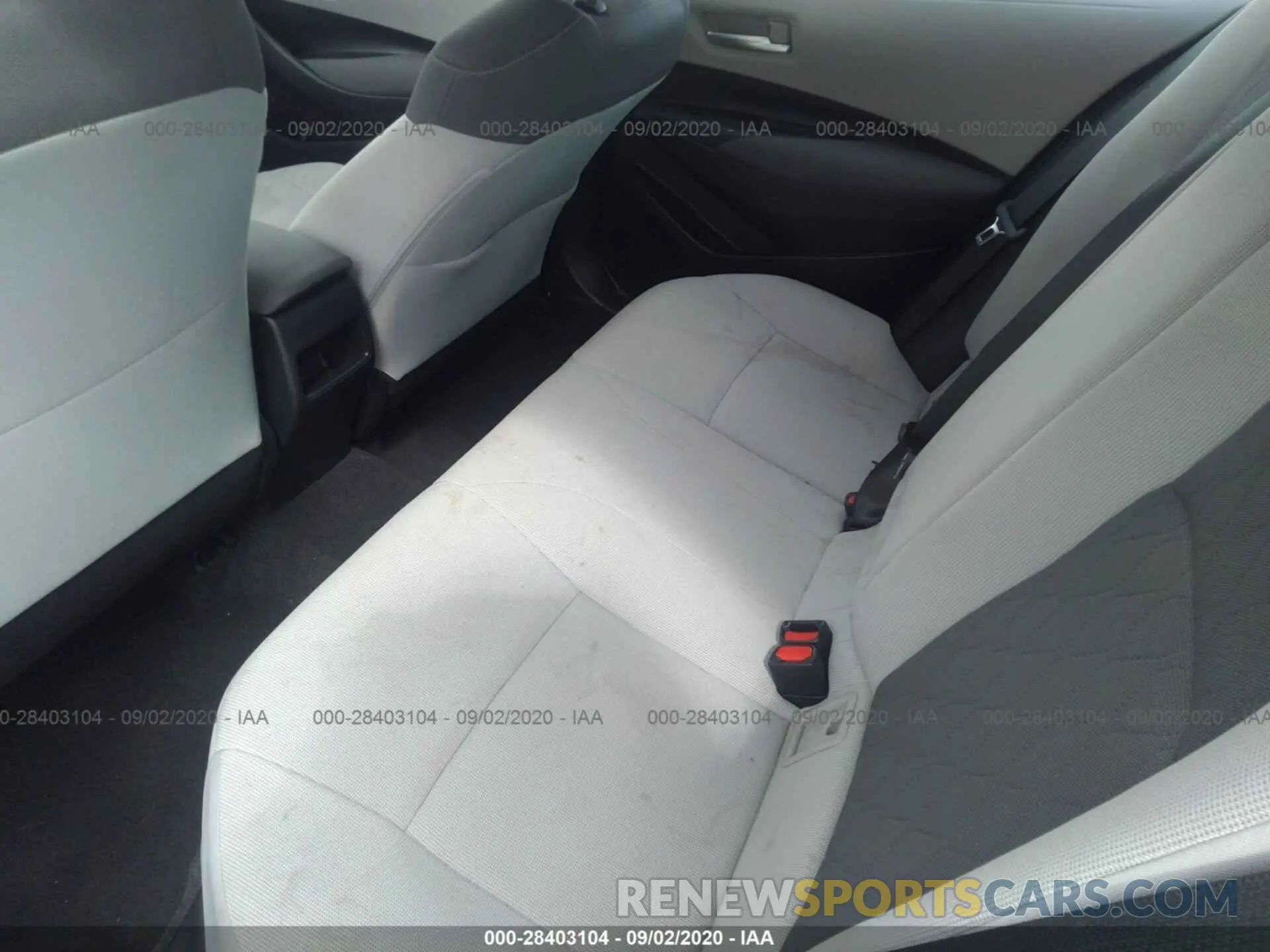 8 fotografías del automóvil dañado 5YFEPRAE0LP077476 TOYOTA COROLLA 2020