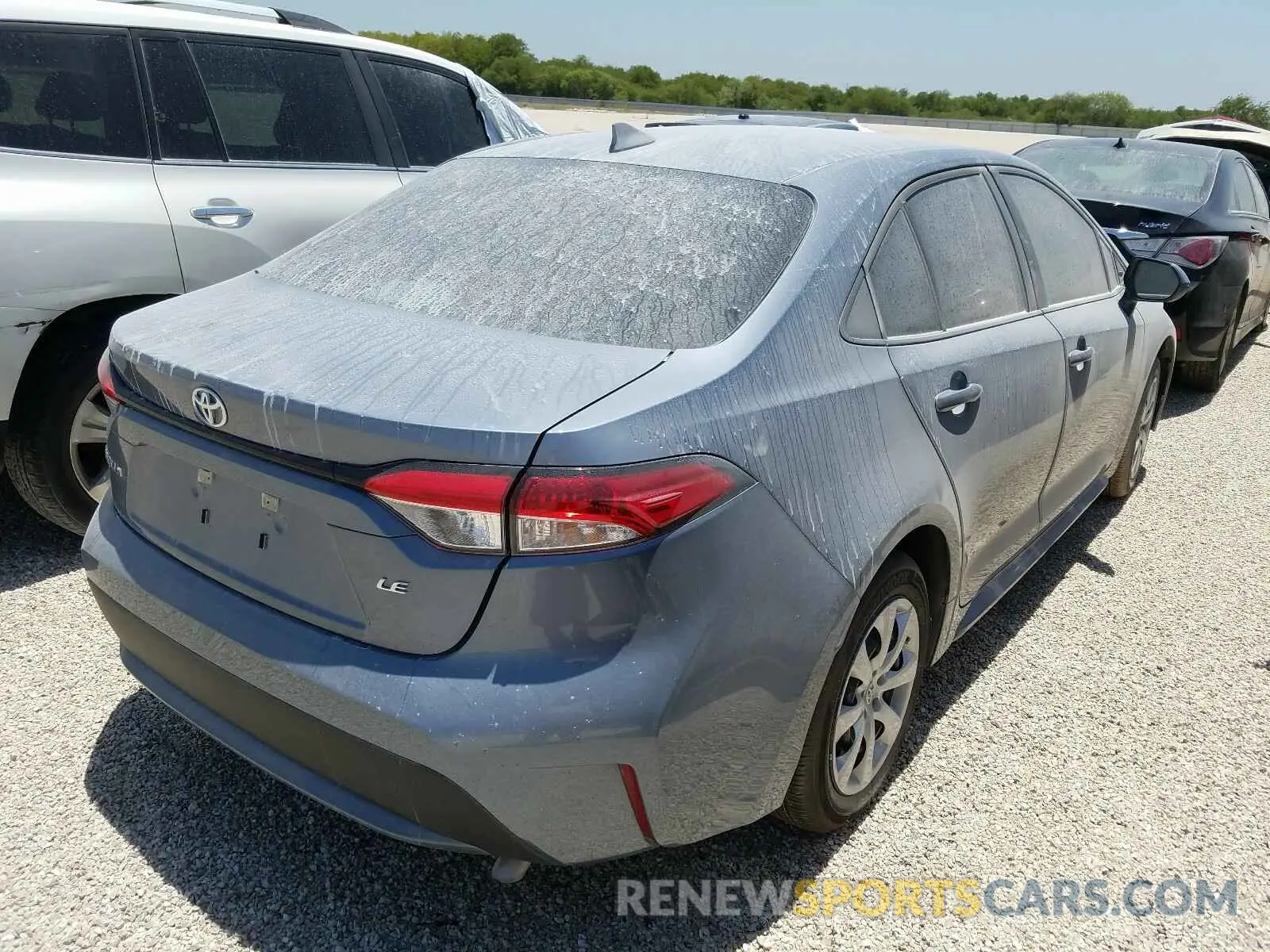 4 fotografías del automóvil dañado 5YFEPRAE0LP087618 TOYOTA COROLLA 2020