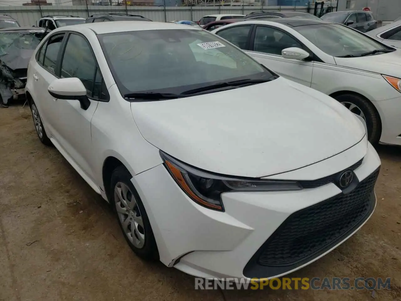 1 fotografías del automóvil dañado 5YFEPRAE0LP087814 TOYOTA COROLLA 2020