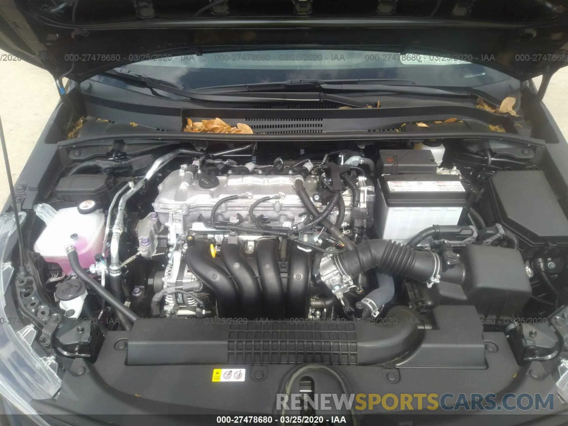 10 fotografías del automóvil dañado 5YFEPRAE0LP088638 TOYOTA COROLLA 2020