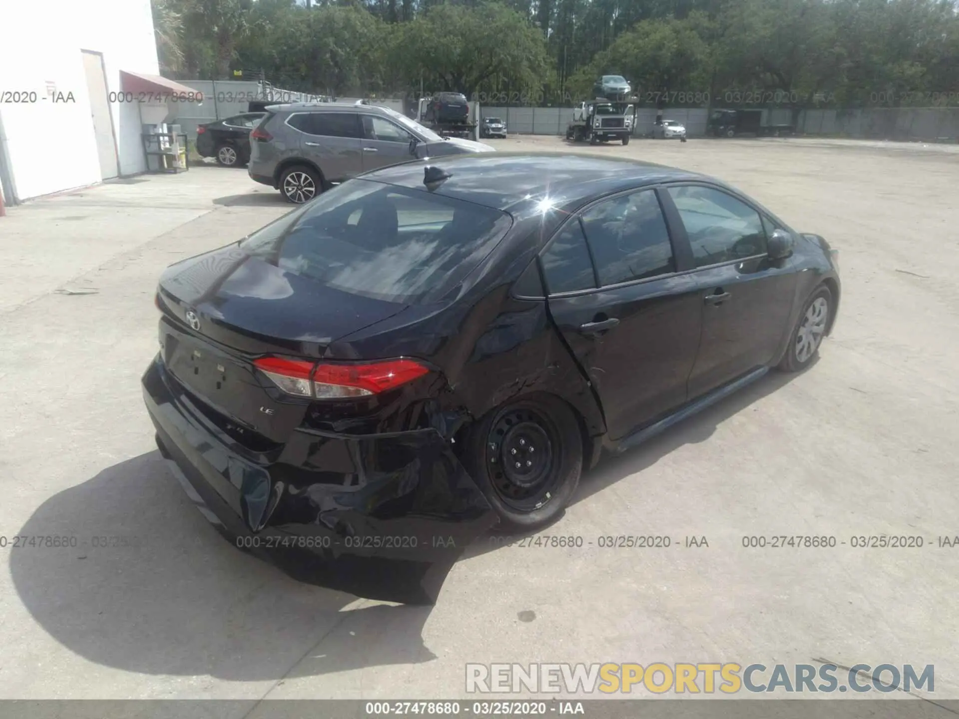 6 fotografías del automóvil dañado 5YFEPRAE0LP088638 TOYOTA COROLLA 2020