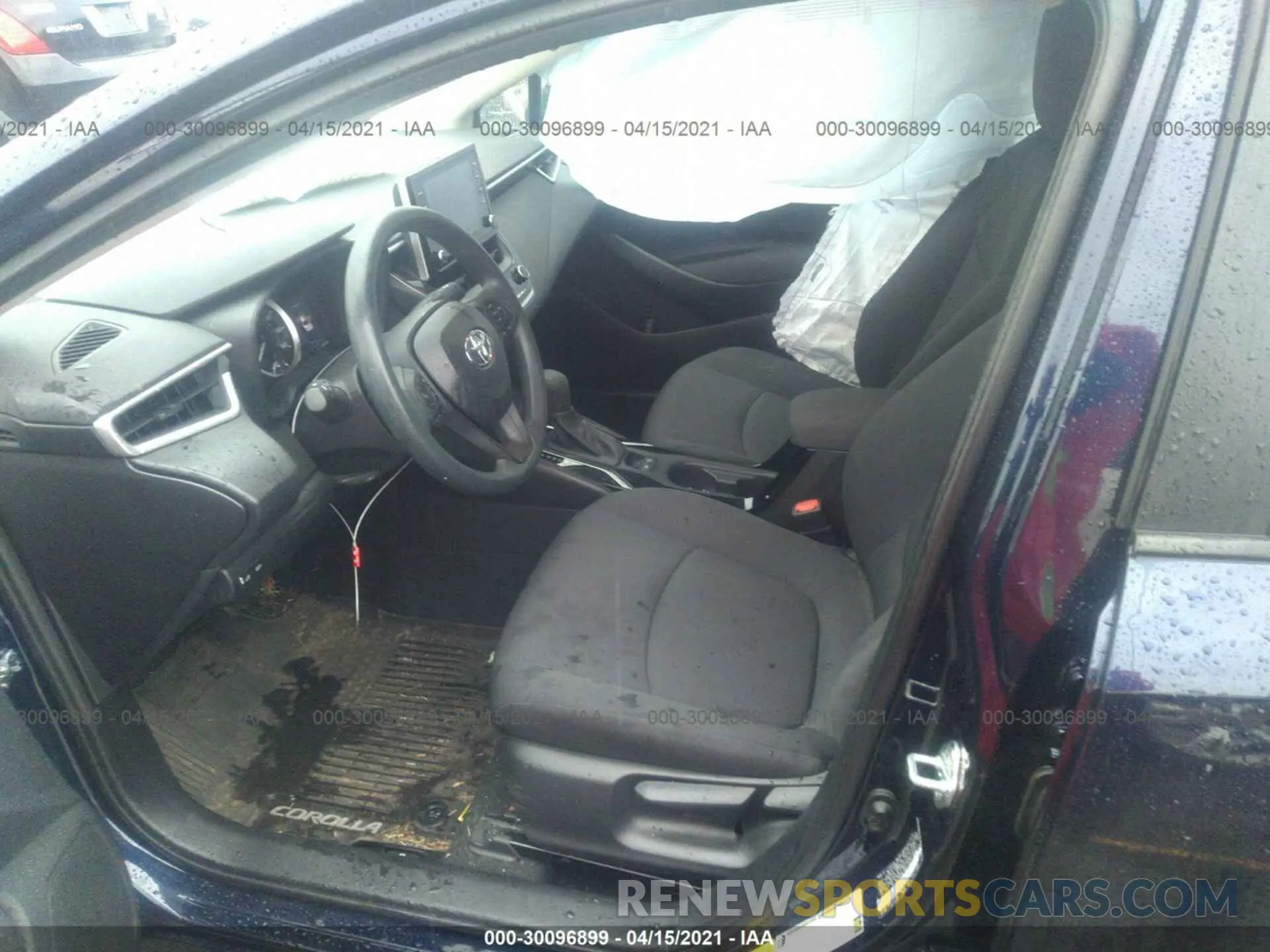 5 fotografías del automóvil dañado 5YFEPRAE0LP091491 TOYOTA COROLLA 2020