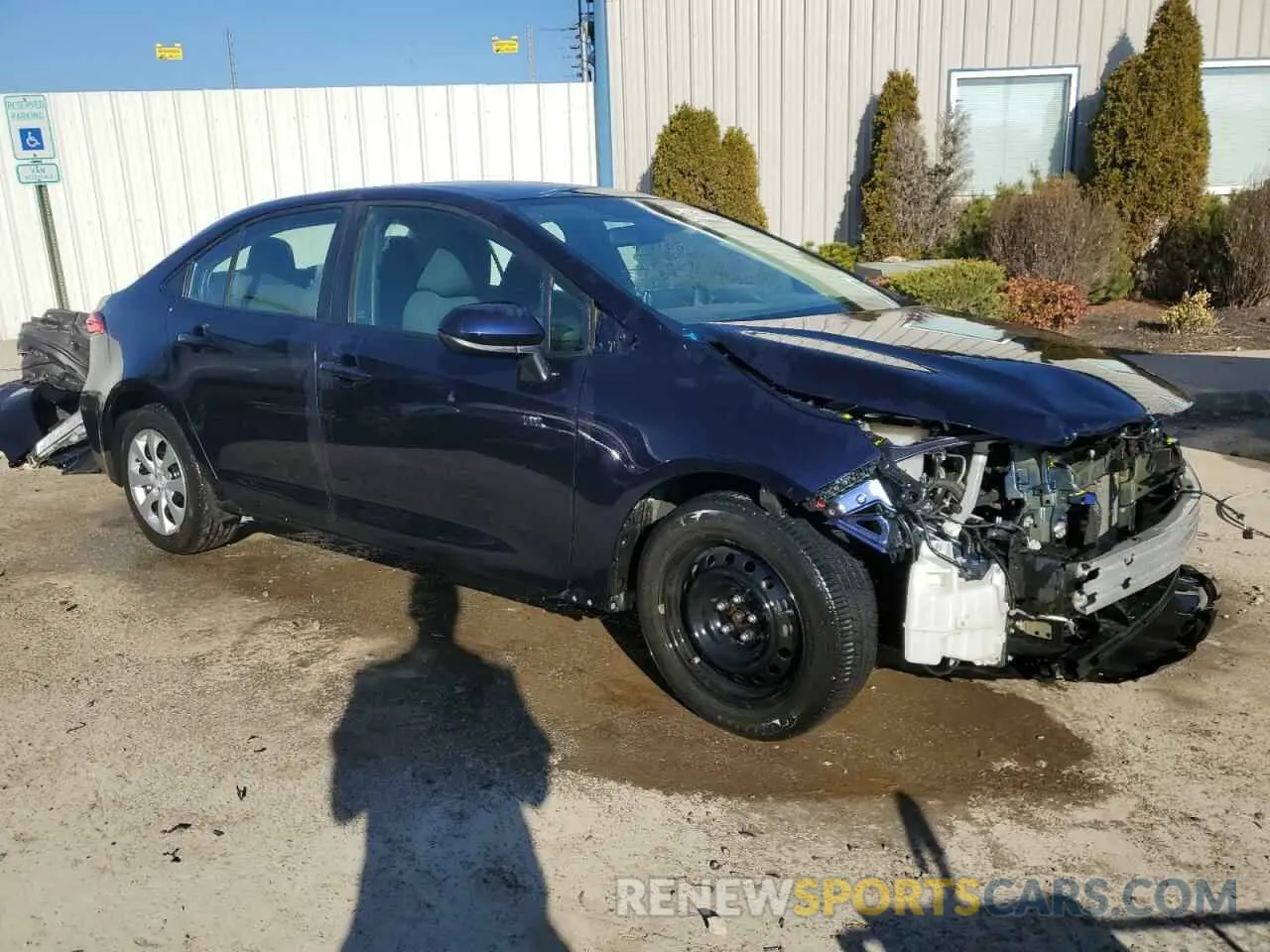 4 fotografías del automóvil dañado 5YFEPRAE0LP091801 TOYOTA COROLLA 2020