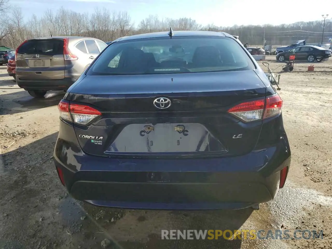 6 fotografías del automóvil dañado 5YFEPRAE0LP091801 TOYOTA COROLLA 2020