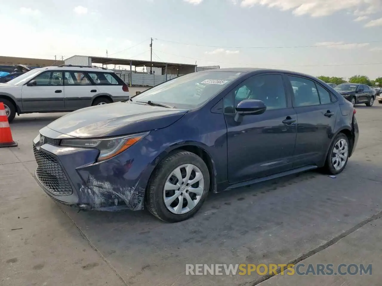 1 fotografías del automóvil dañado 5YFEPRAE0LP094925 TOYOTA COROLLA 2020
