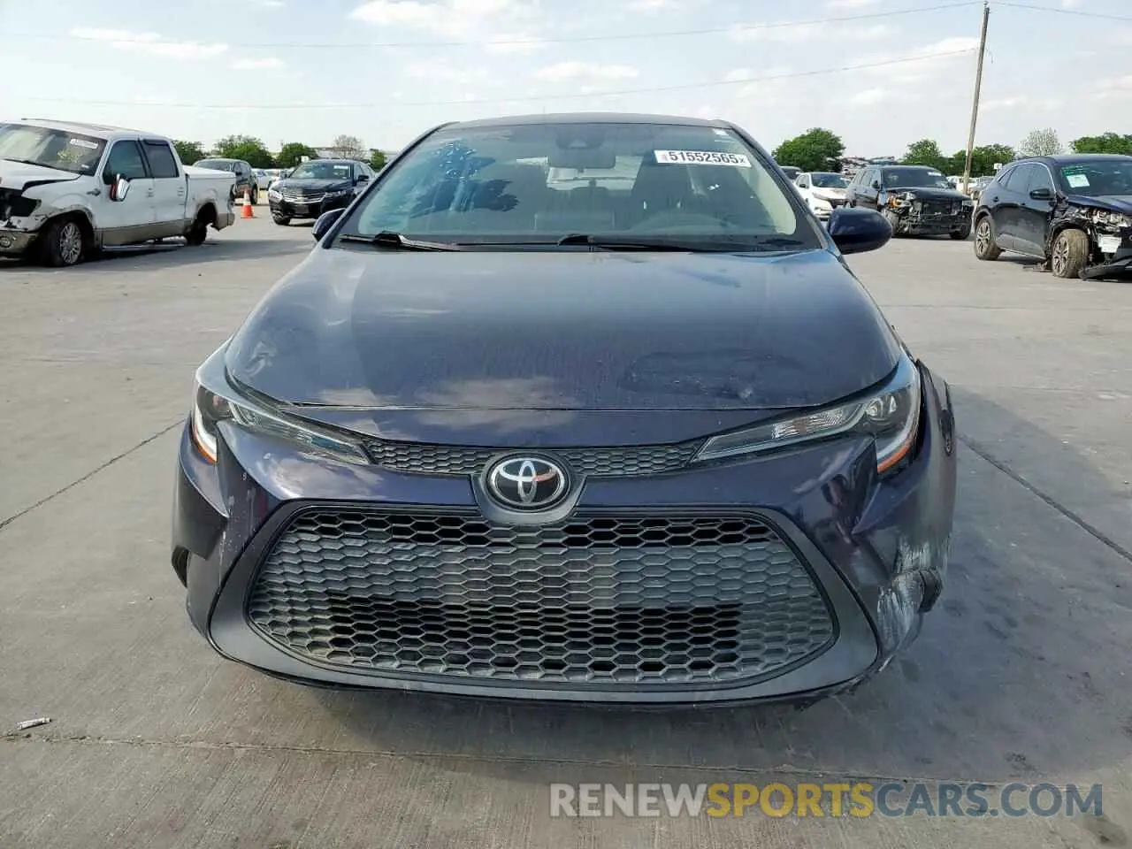 5 fotografías del automóvil dañado 5YFEPRAE0LP094925 TOYOTA COROLLA 2020