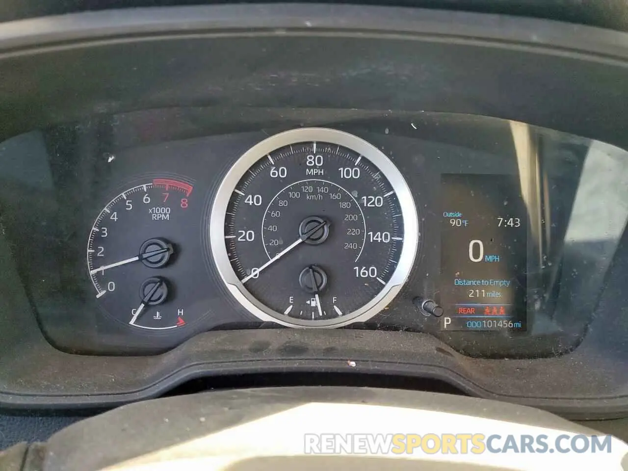 9 fotografías del automóvil dañado 5YFEPRAE0LP094925 TOYOTA COROLLA 2020