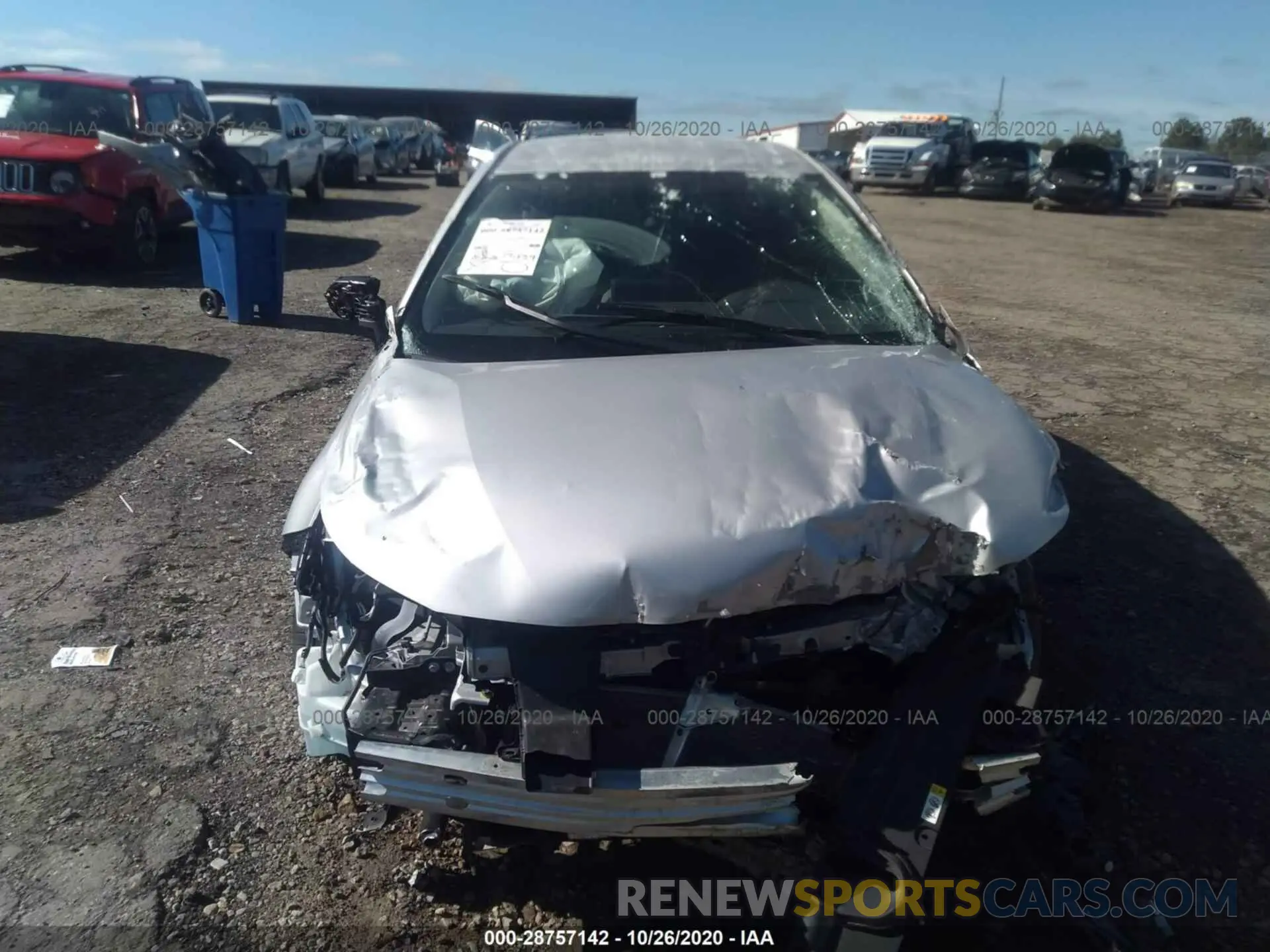 6 fotografías del automóvil dañado 5YFEPRAE0LP099221 TOYOTA COROLLA 2020