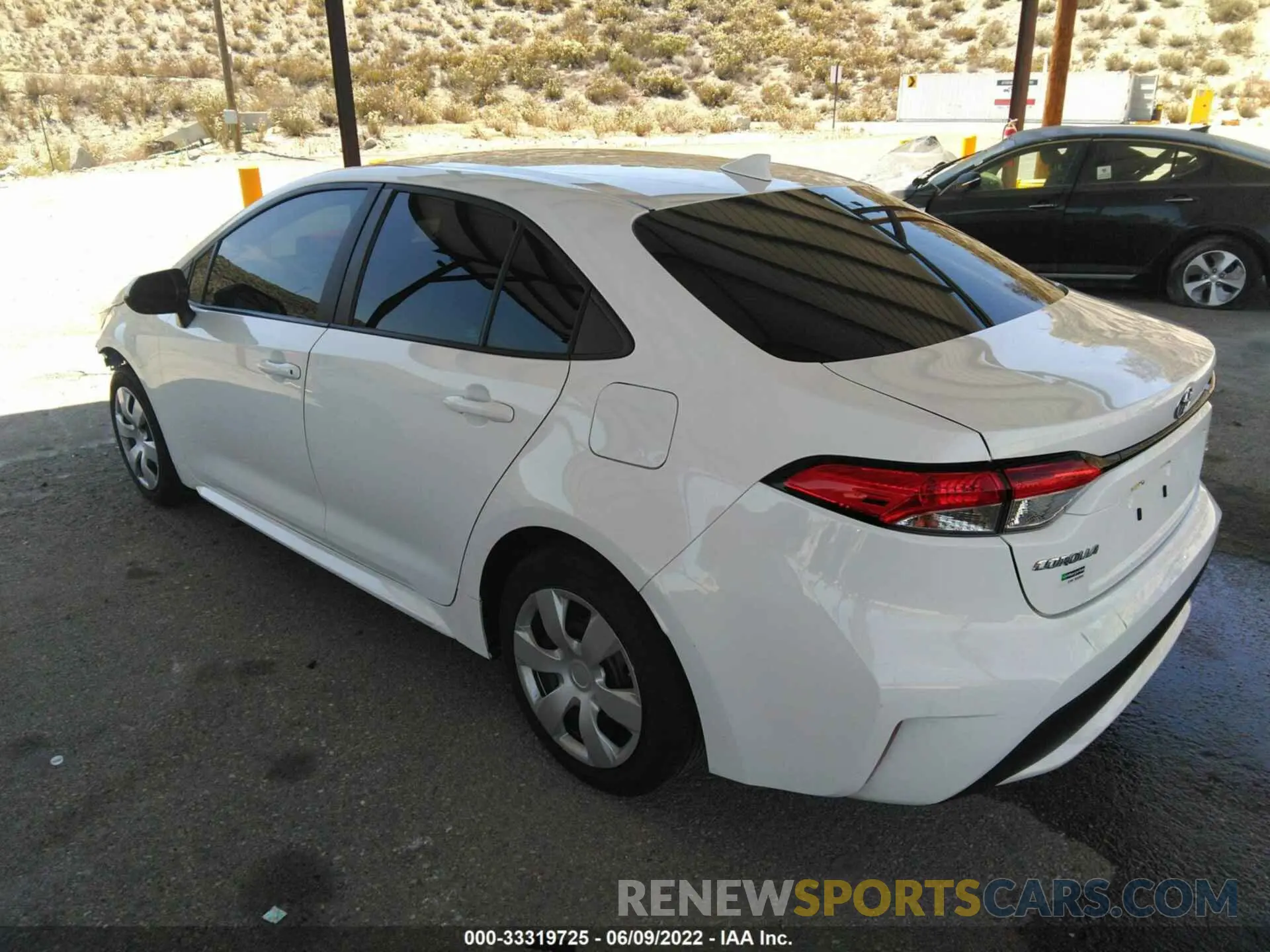 3 fotografías del automóvil dañado 5YFEPRAE0LP108869 TOYOTA COROLLA 2020