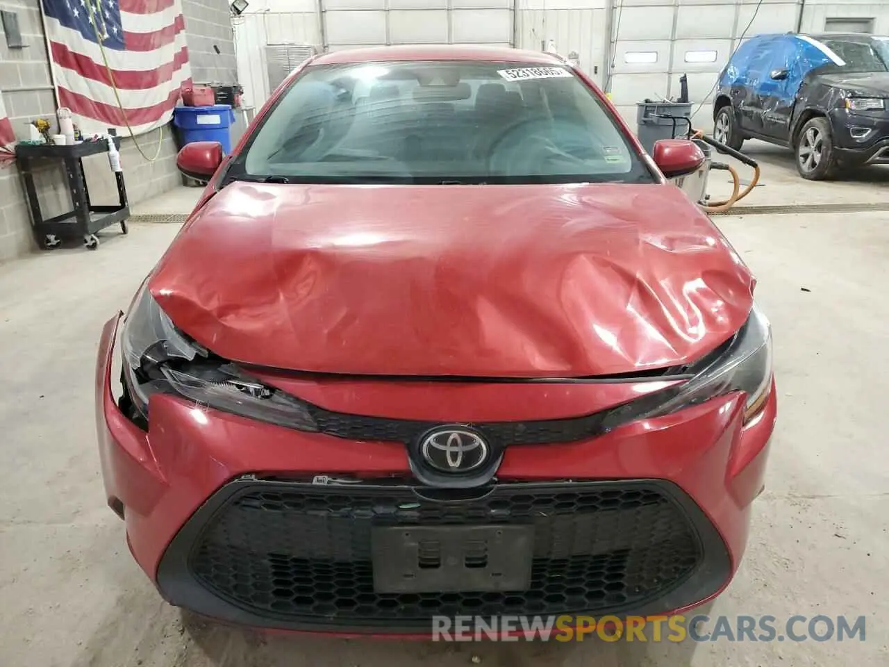 5 fotografías del automóvil dañado 5YFEPRAE0LP110668 TOYOTA COROLLA 2020