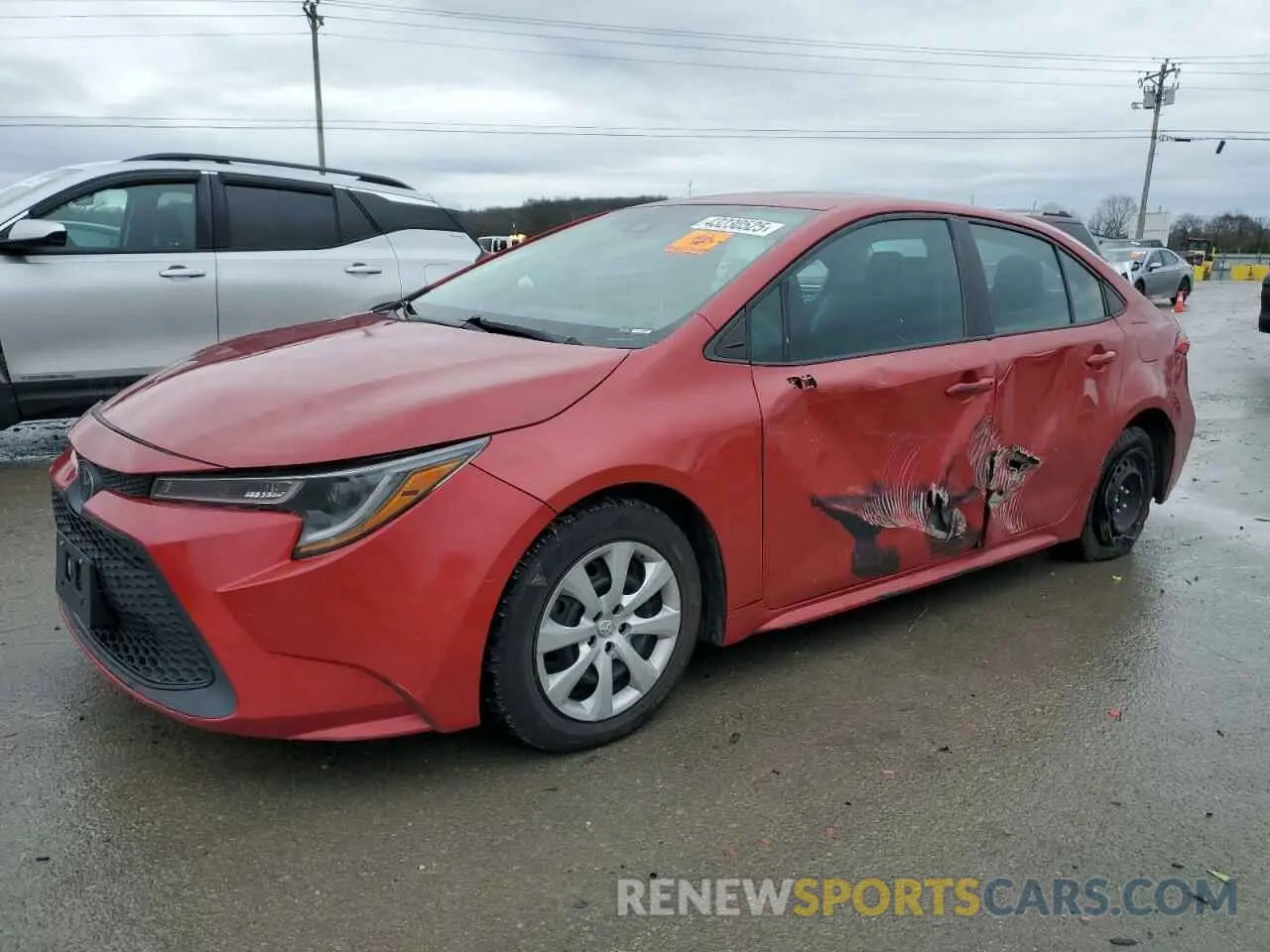 1 fotografías del automóvil dañado 5YFEPRAE0LP124893 TOYOTA COROLLA 2020
