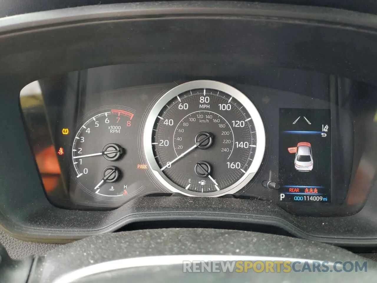 9 fotografías del automóvil dañado 5YFEPRAE0LP124893 TOYOTA COROLLA 2020