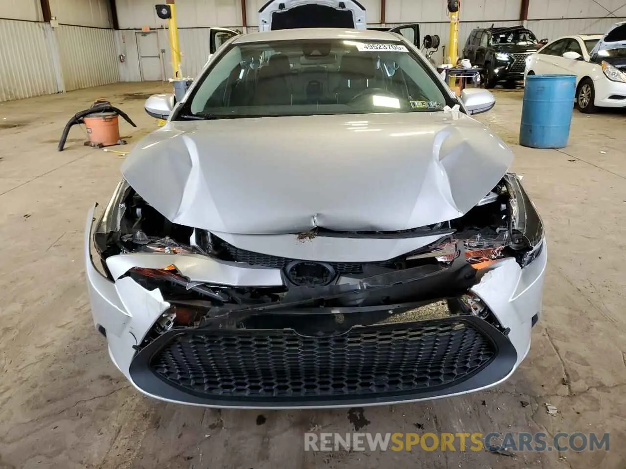 5 fotografías del automóvil dañado 5YFEPRAE0LP132721 TOYOTA COROLLA 2020