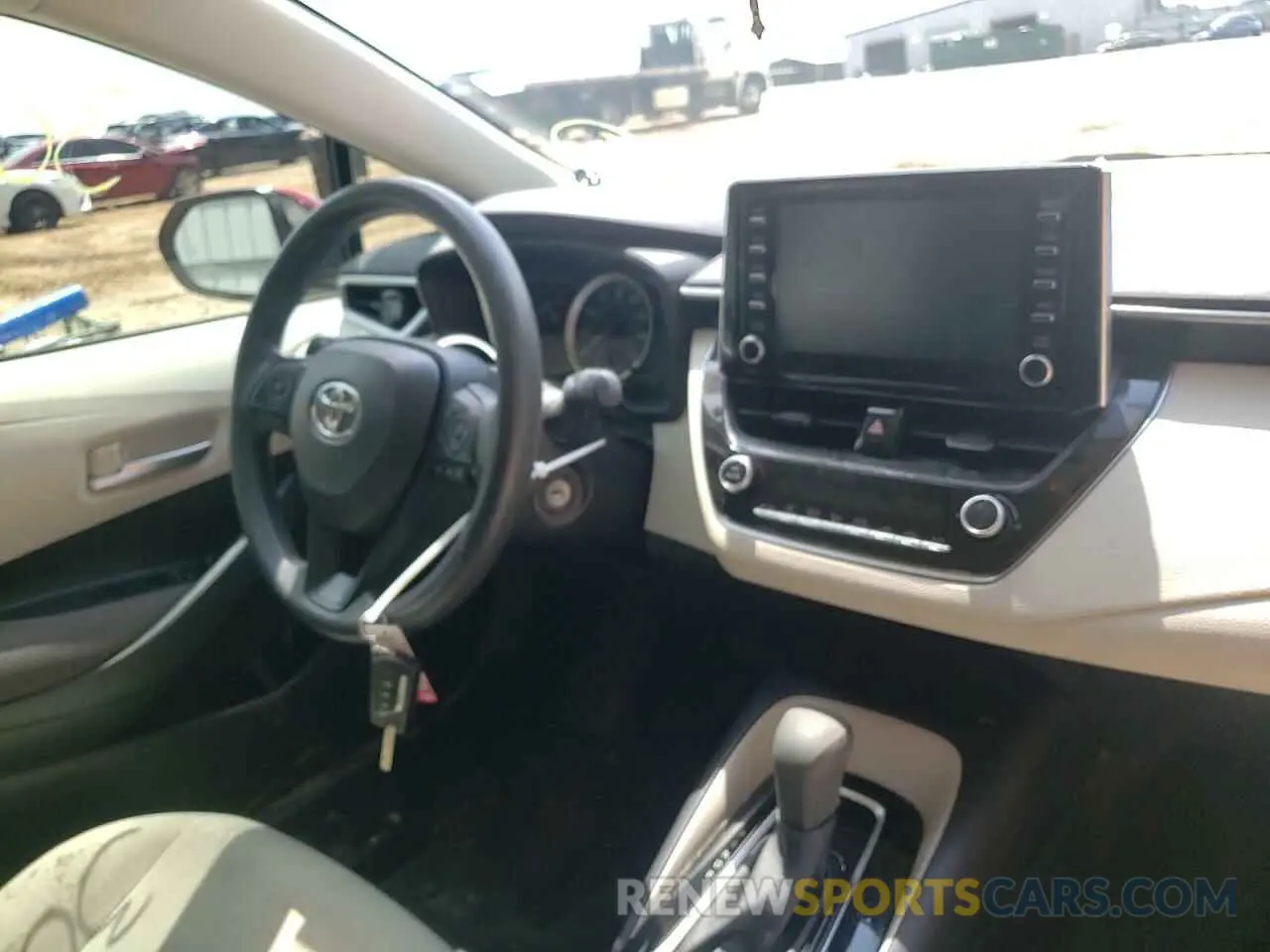 9 fotografías del automóvil dañado 5YFEPRAE0LP133819 TOYOTA COROLLA 2020