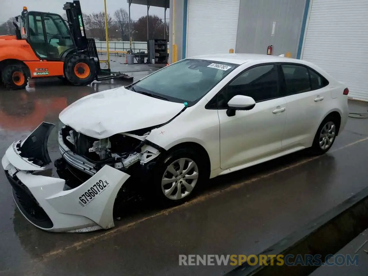 1 fotografías del automóvil dañado 5YFEPRAE0LP134176 TOYOTA COROLLA 2020