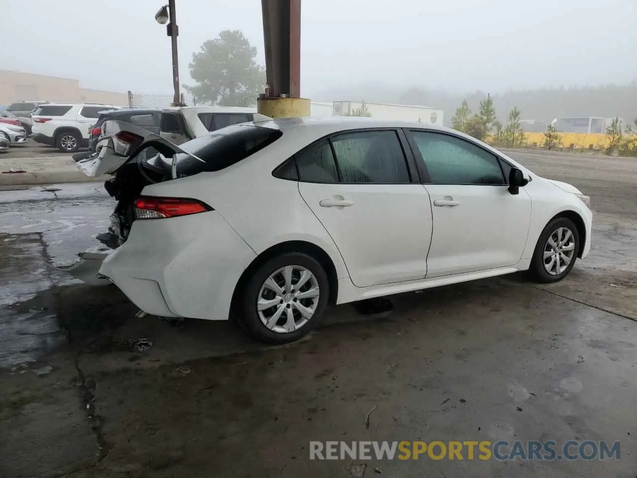 3 fotografías del automóvil dañado 5YFEPRAE1LP009770 TOYOTA COROLLA 2020