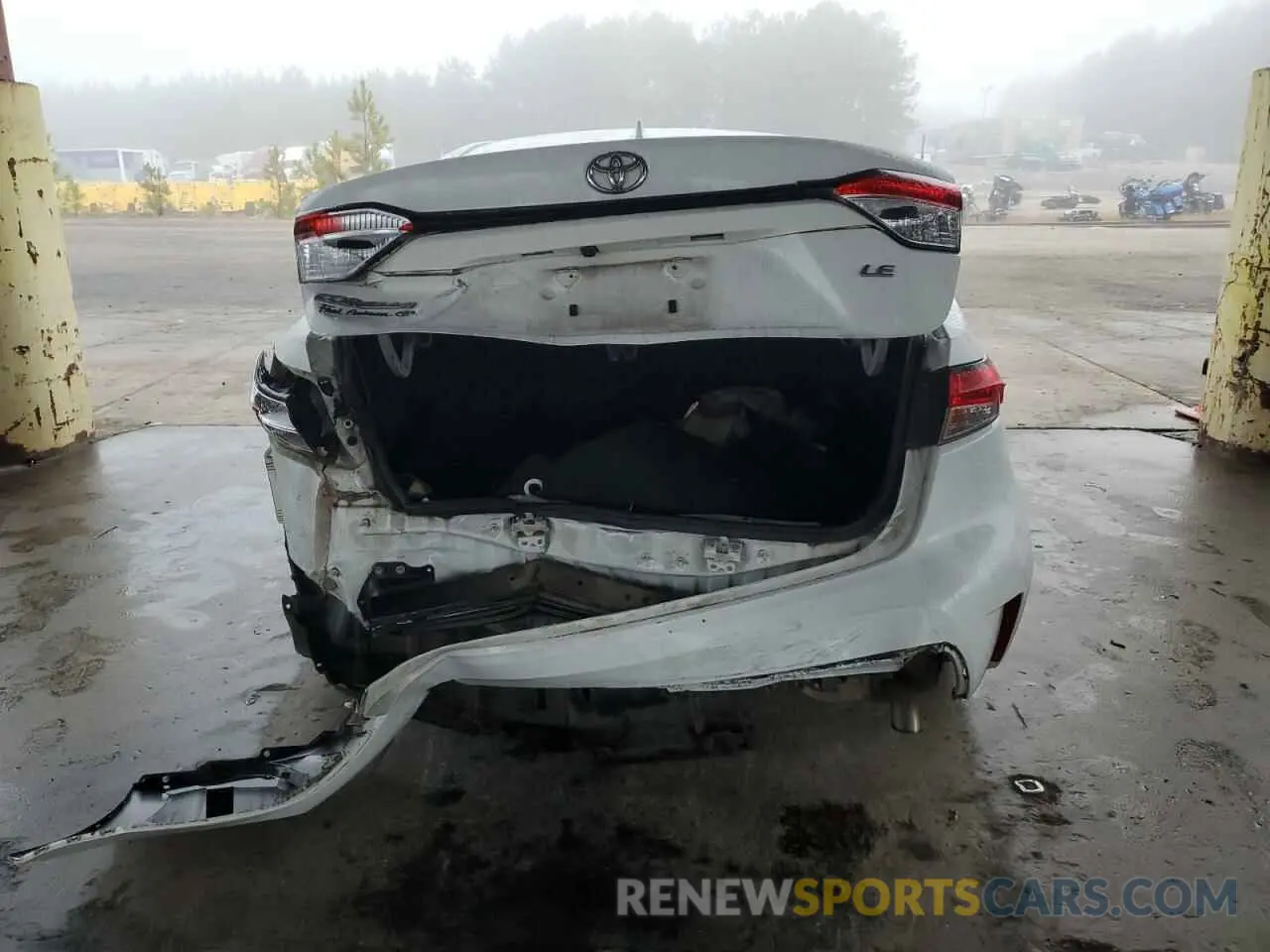 6 fotografías del automóvil dañado 5YFEPRAE1LP009770 TOYOTA COROLLA 2020