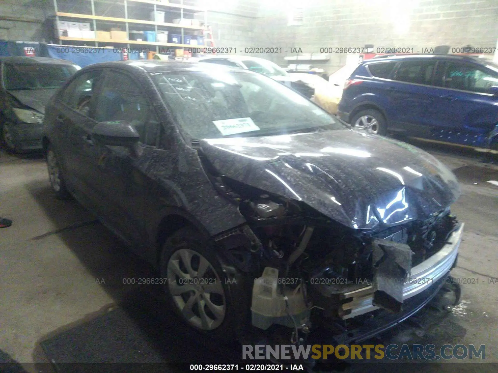 1 fotografías del automóvil dañado 5YFEPRAE1LP031008 TOYOTA COROLLA 2020