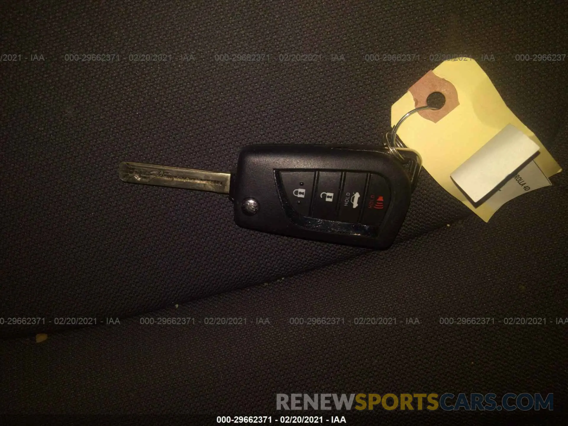 11 fotografías del automóvil dañado 5YFEPRAE1LP031008 TOYOTA COROLLA 2020