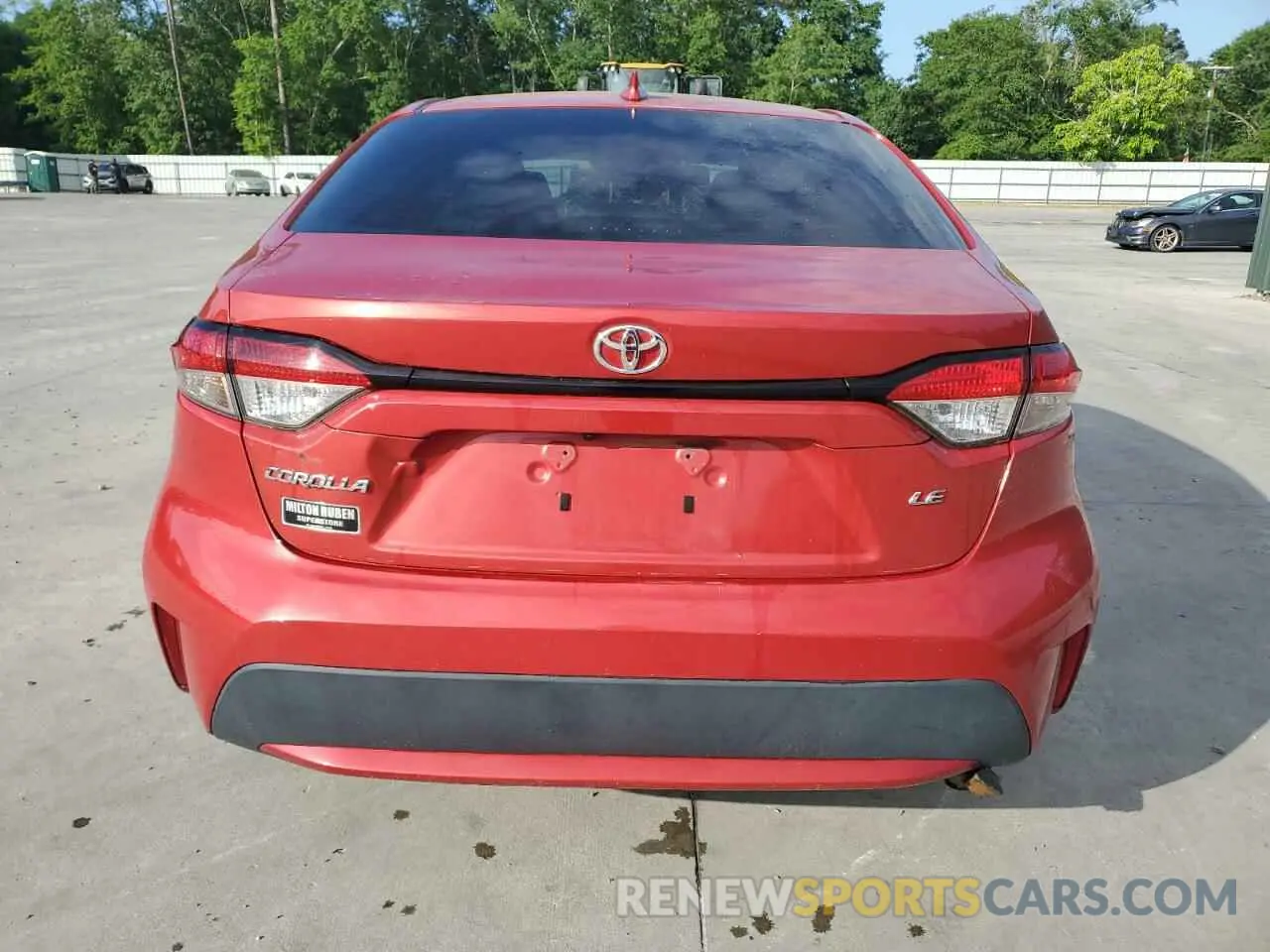 6 fotografías del automóvil dañado 5YFEPRAE1LP032434 TOYOTA COROLLA 2020