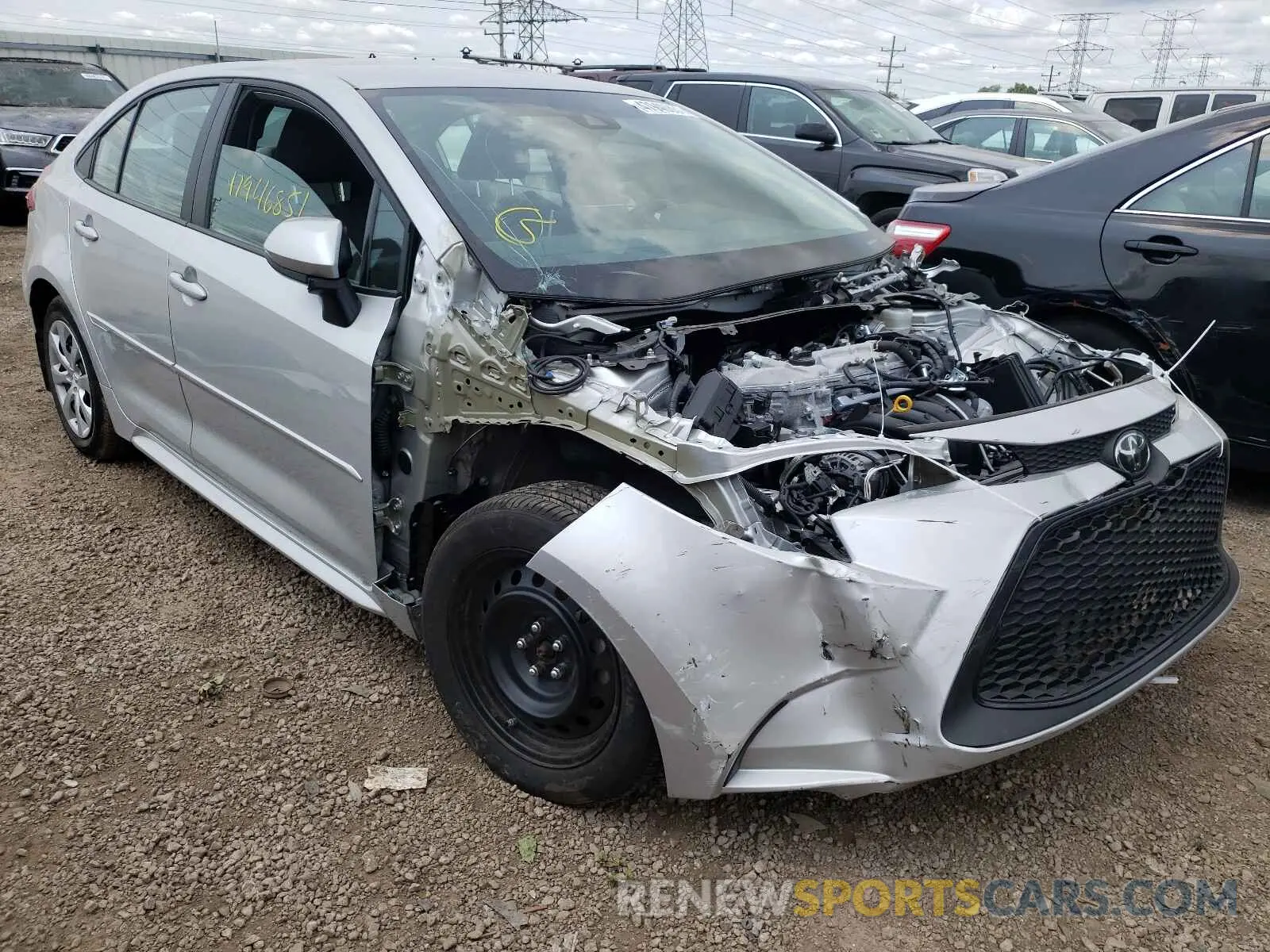 1 fotografías del automóvil dañado 5YFEPRAE1LP033518 TOYOTA COROLLA 2020