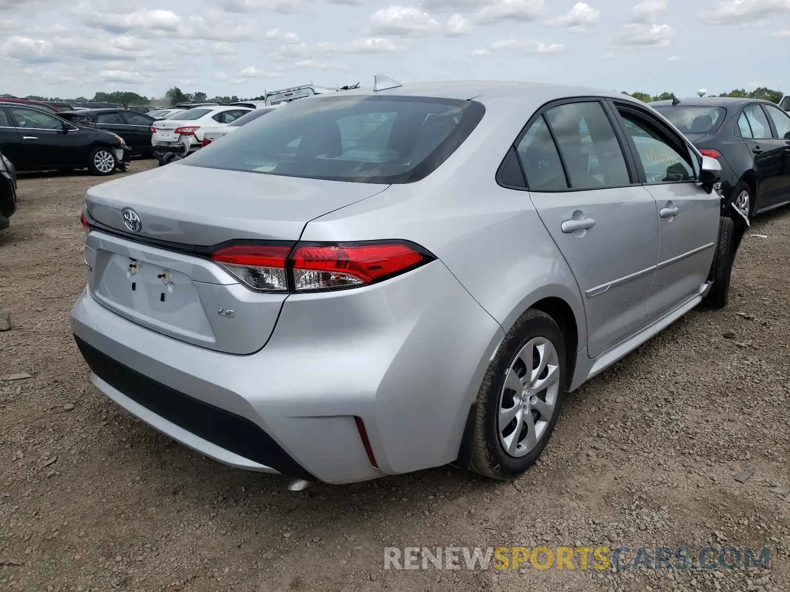 4 fotografías del automóvil dañado 5YFEPRAE1LP033518 TOYOTA COROLLA 2020