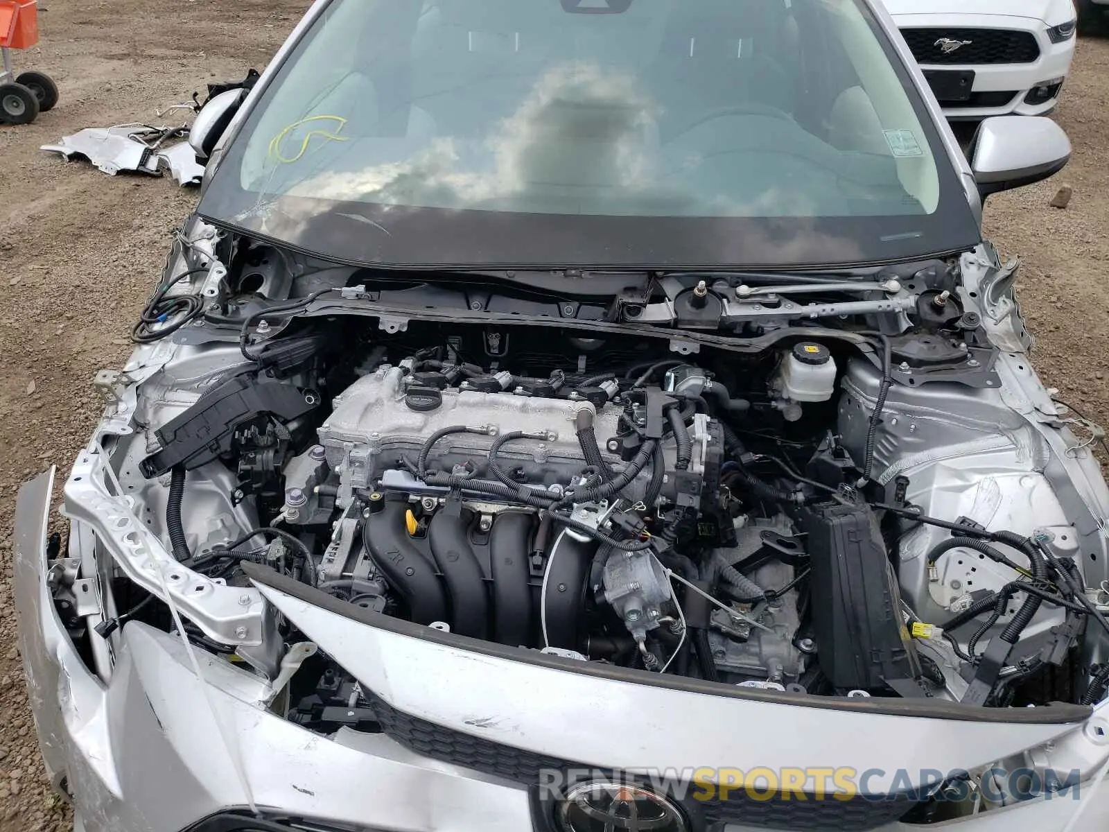 7 fotografías del automóvil dañado 5YFEPRAE1LP033518 TOYOTA COROLLA 2020