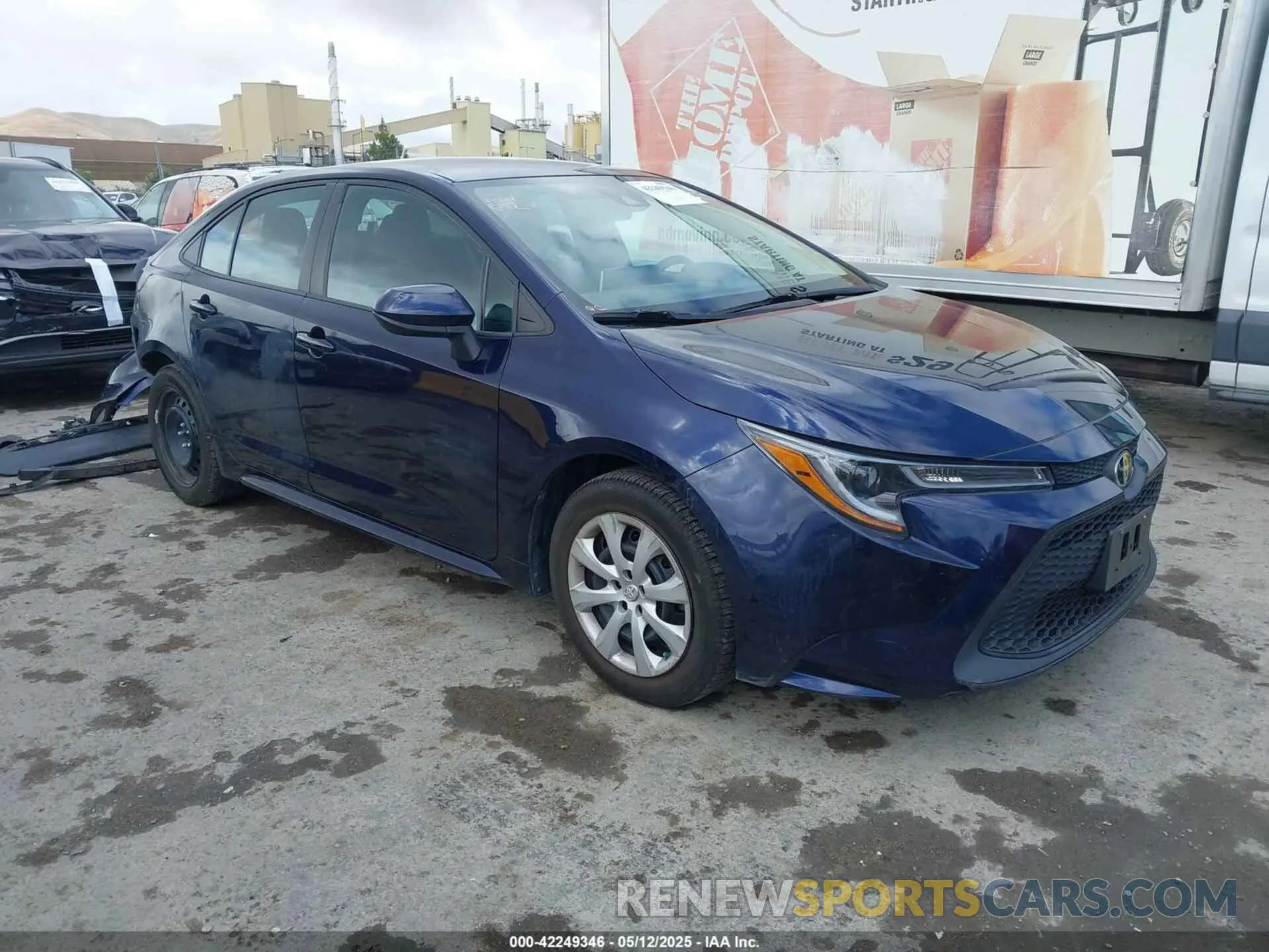 1 fotografías del automóvil dañado 5YFEPRAE1LP040405 TOYOTA COROLLA 2020