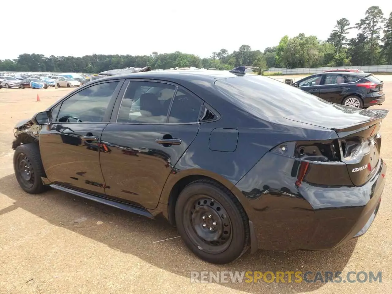 2 fotografías del automóvil dañado 5YFEPRAE1LP041733 TOYOTA COROLLA 2020
