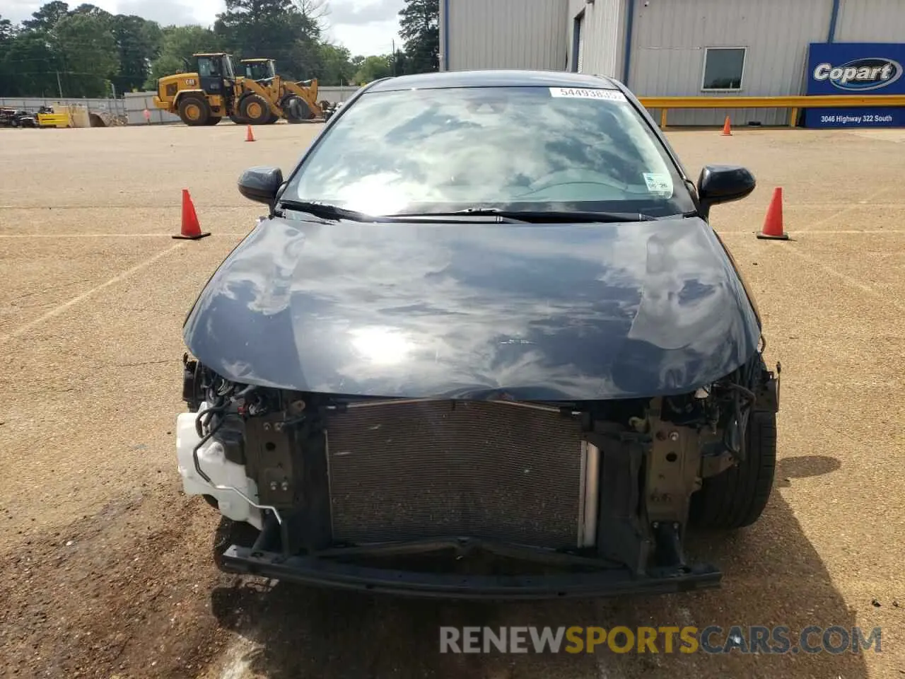 5 fotografías del automóvil dañado 5YFEPRAE1LP041733 TOYOTA COROLLA 2020