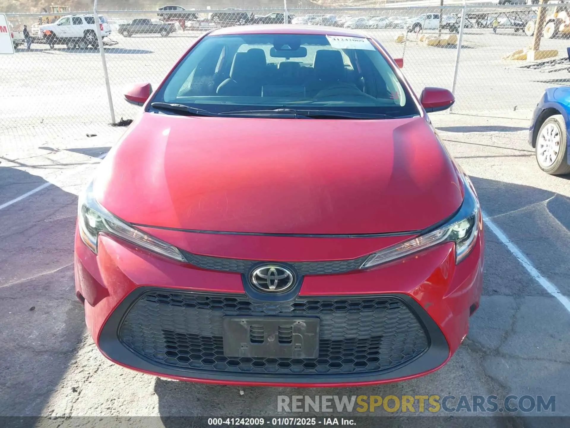 12 fotografías del automóvil dañado 5YFEPRAE1LP054594 TOYOTA COROLLA 2020