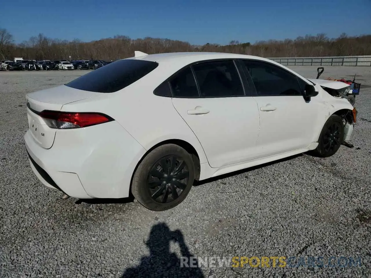 3 fotografías del automóvil dañado 5YFEPRAE1LP055891 TOYOTA COROLLA 2020
