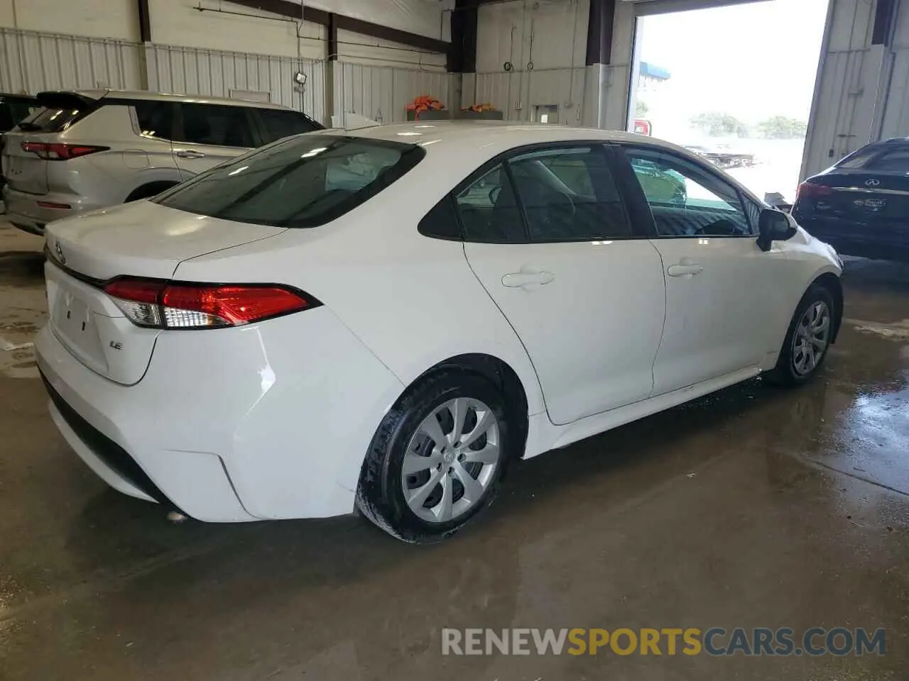 3 fotografías del automóvil dañado 5YFEPRAE1LP060380 TOYOTA COROLLA 2020